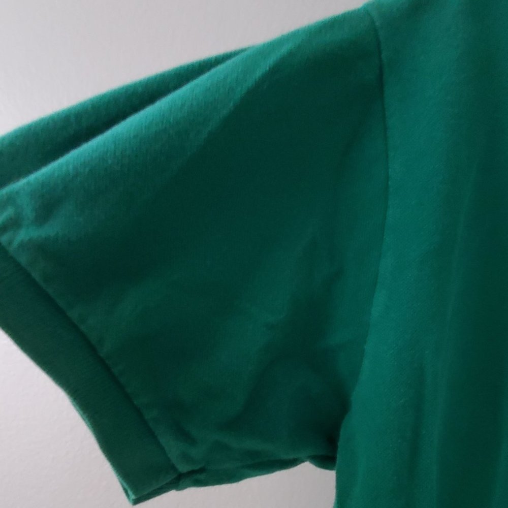 Polo Ralph Lauren Green Polo Navy Logo - Picture 4 of 5